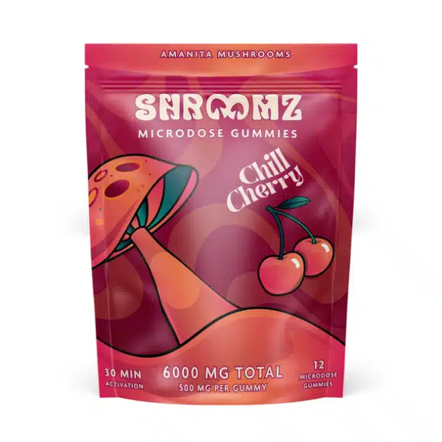 Shroomz Muscimol Infused Amanita Mushroom Gummies - 6000MG Chill Cherry